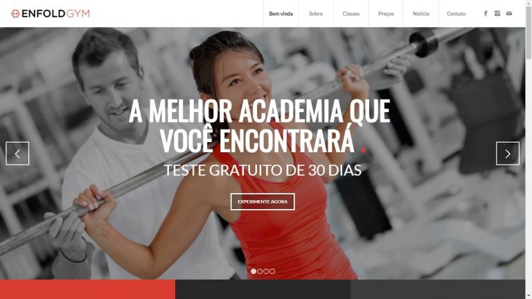 Monte seu site para academia ou personal trainer e ganhe clientes