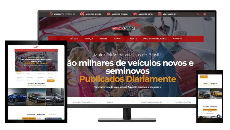 Tenha um Site Profissional e Venda Mais Veículos Todos os Dias