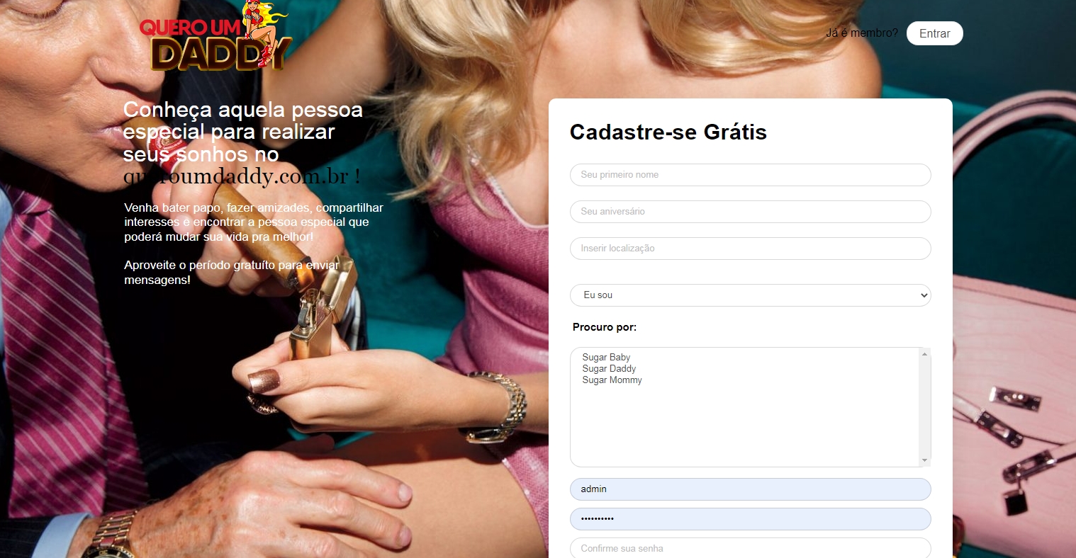 Como criar um site de relacionamento <b>Sugar</b> <b>Baby</b> e <b>Sugar</b> Daddy.