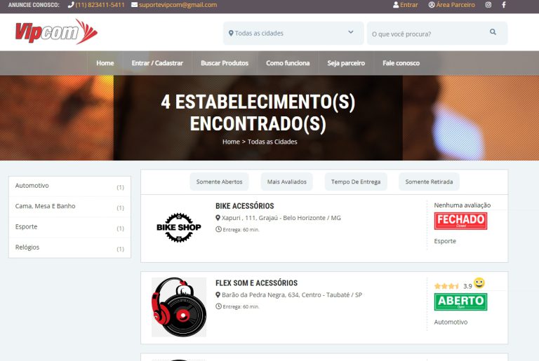 Criamos seu site de classificados em até 2 Horas com entrega, suporte e instalação grátis