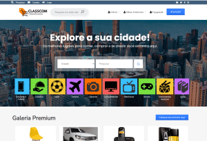 Sistema de classificados completo e responsivo estilo OLX