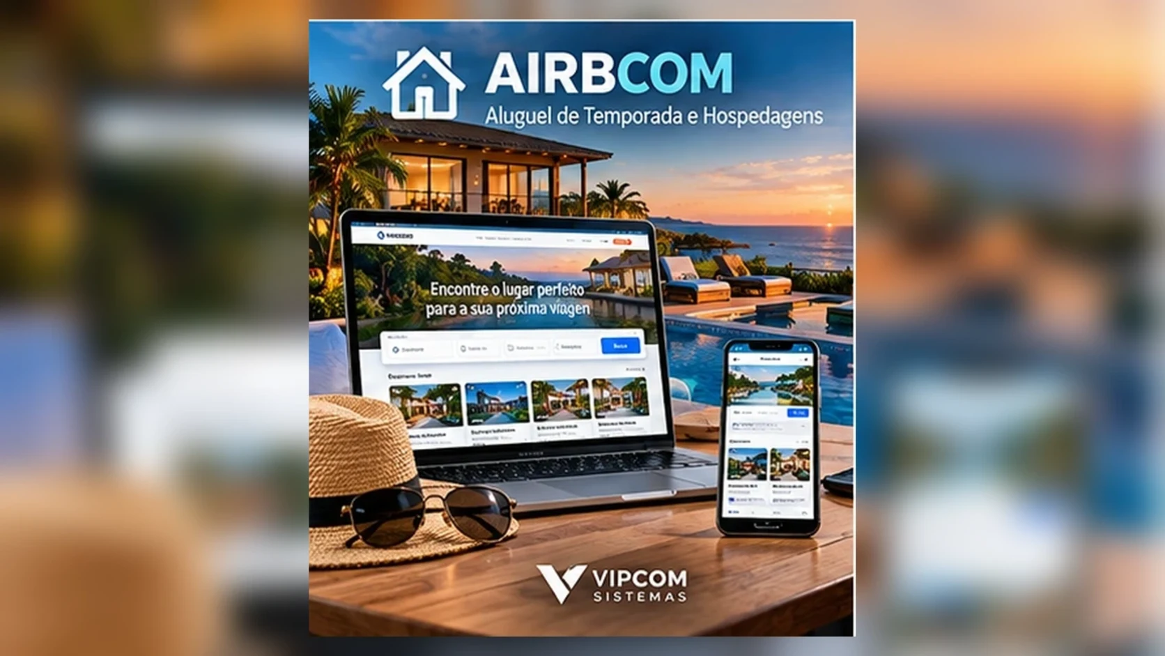 AIRBCOM 3.0 para criar site no estilo Airbnb com reservas e acomodações