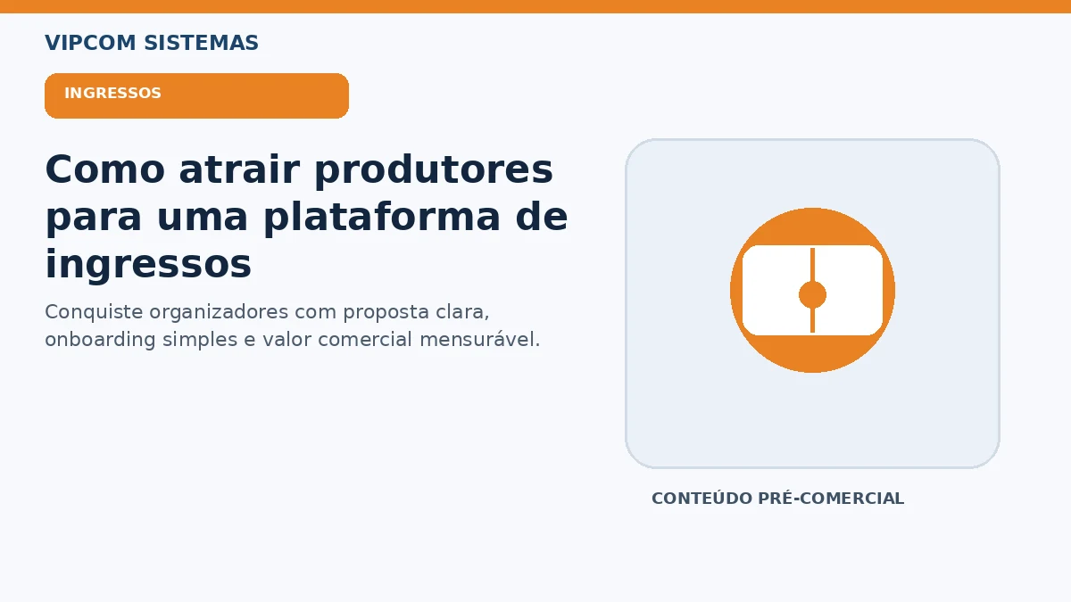 Operação de entrada e validação de ingressos em eventos