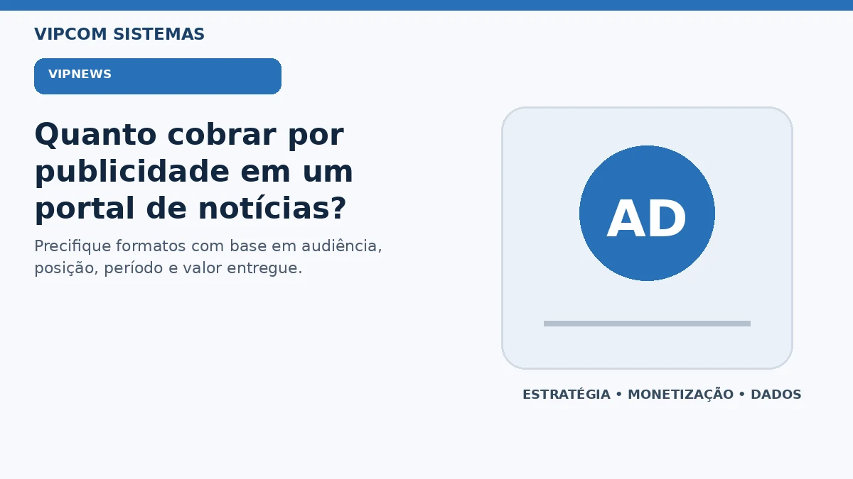 Estratégia de precificação de publicidade para um portal de notícias local