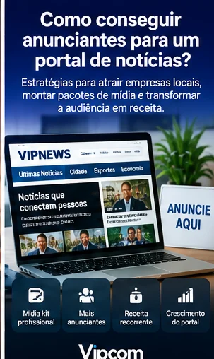 Como atrair anunciantes para um portal de notícias local
