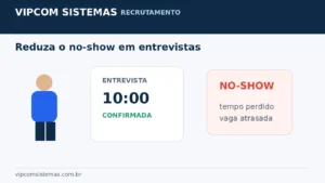 Como reduzir no-show em entrevistas no processo seletivo Como reduzir no-show em entrevistas no processo seletivo