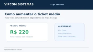 Como aumentar o ticket médio em uma loja virtual Como aumentar o ticket médio em uma loja virtual