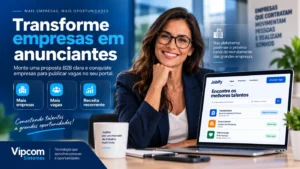Empresas anunciando vagas em um portal de empregos Empresas anunciando vagas em um portal de empregos
