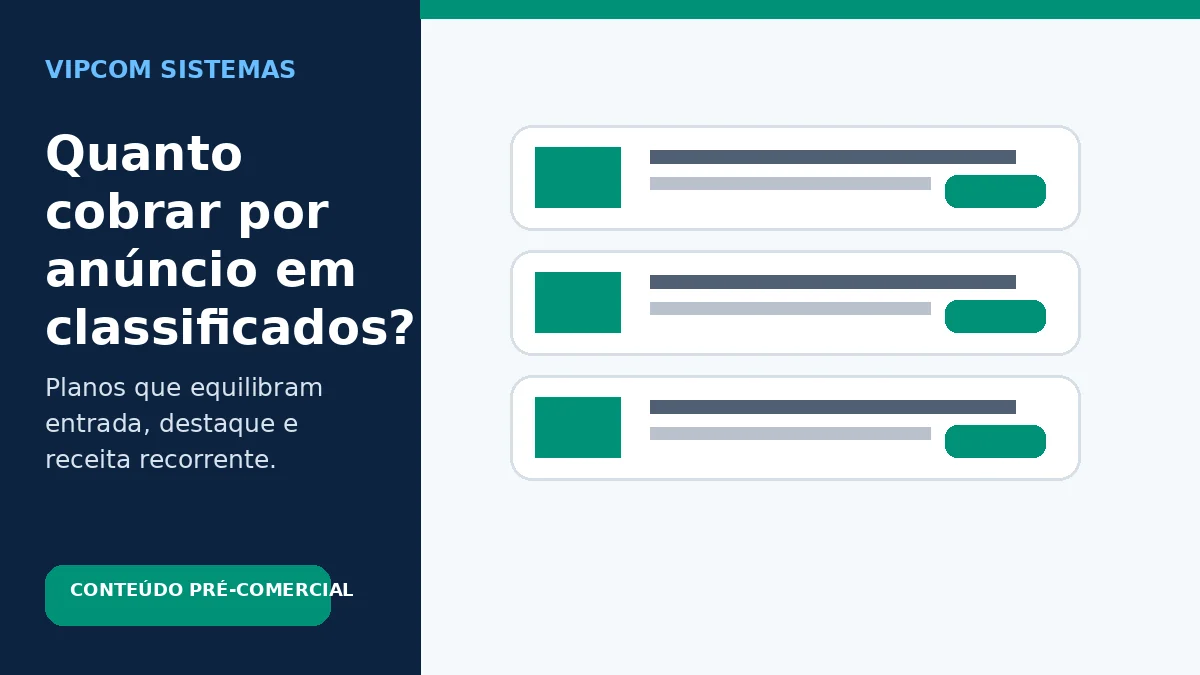 Quanto cobrar por anúncio em um site de classificados